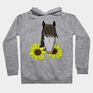 Sunflower horse Hoodie